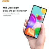 For Samsung Galaxy A41 ENKAY Hat-Prince 0.26mm 9H 6D Curved Full Screen Eye Protection Green Film Tempered Glass Protector