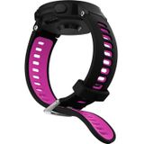 Smart Watch Silicone Wrist Strap Watchband for Garmin Forerunner 735XT(Rose Red)