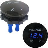 DC12-24V Automotive Battery DC Digital Display Voltage Meter Modified Measuring Instrument(Blue Light)