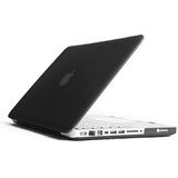 ENKAY for MacBook Pro 13.3 inch (US Version) / A1278 4 in 1 Frosted Hard Shell Plastic Protective Case with Screen Protector & Keyboard Guard & Anti-dust Plugs(Black)