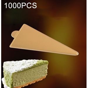 1000 stuks klein driehoekje Cake kartonnen Pad dikke stijve gouden Cake Mousse Cake Mat