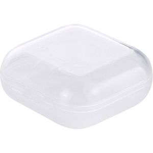 For Apple AirPods Earphone Earplug Type Silicone Ear Caps Packing Box  Size: 38 x 35 x 16mm(Transparent)