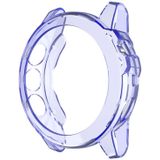 Suitable for Garmin Fenix 5 & 5 Plus transparent TPU Silica Gel Watch Case(Transparent blue)