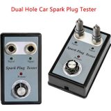 Adjustable Dual Hole Car Spark Plug Tester Spark Plug Detector 12V Gasoline Vehicles Spark Plug Test Diagnostic Tools