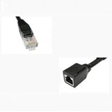 2 Sets RJ45 Network Signal Splitter Upoe Separation Cable  Style:U-01 4 Crystal Heads