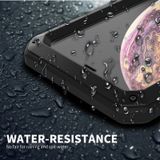 Waterproof Dustproof Shockproof Aluminum Alloy + Tempered Glass + Silicone Case for iPhone XS Max (Gold)
