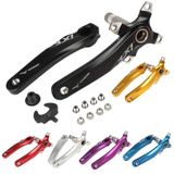 JIANKUN IXF Mountain Bike Hollow Crank Modified Single-plate Left and Right Cranks Crankshaft Bottom Axle  Style:Left and Right Crank(Red)