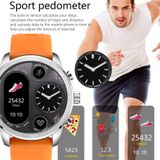 T3 Dual Display Smart Watch For Men IP68 Waterproof Fitness Bracelet 15 Days Standby Business Smartwatch Activity Tracker(Gray)