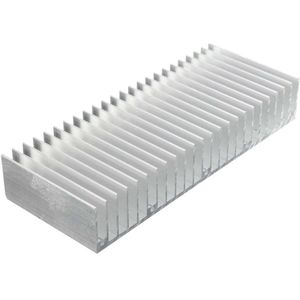 Aluminum Heat Sink Cooling for Chip IC LED Transistor Power Memory  Size: 150x60x25mm