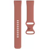 For Fitbit Versa 3 / Sense Silicone Replacement Strap Watchband(Pink)