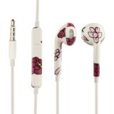 Purple Grape Flowers Pattern EarPods with Remote and Mic  Random Color & Pattern Delivery  for iPhone 6 & 6s & 6 Plus & 6s Plus / iPhone 5 & 5S & SE & 5C  iPhone 4 & 4S  iPad / iPod touch  iPod Nano / Classic