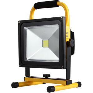 30W 3400LM LED Handheld Rechargeable Floodlight Lamp  IP65 Waterproof  AC 100-240V(White Light)