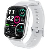 CS169 1.69 inch IPS Screen 5ATM Waterproof Sport Smart Watch  Support Sleep Monitoring / Heart Rate Monitoring / Sport Mode / Incoming Call & Information Reminder(White)