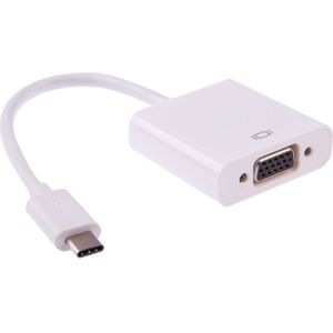 USB-C / Type-C 3.1 to VGA Multi-display Adapter Cable  For Macbook 12 inch / Chromebook Pixel 2015(White)