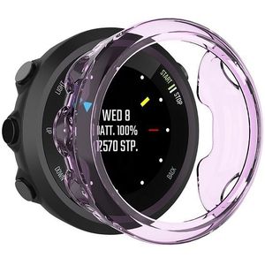 For Garmin Forerunner 45S TPU Protective Shell(Transparent Purple)