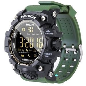 EX16S Sports Smart Watch IP67 Waterproof Outdoor Bluetooth Remote Pedemeter Long Standby