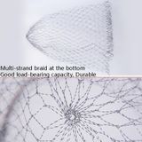 Foldable Stainless Steel Dip Net Head Fishing Net  Specification: Solid 50cm Big Mesh