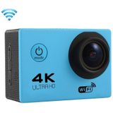 F60 2.0 inch Screen 170 Degrees Wide Angle WiFi Sport Action Camera Camcorder with Waterproof Housing Case  Support 64GB Micro SD Card(Blue)