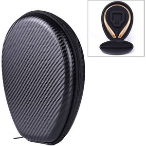 Universal Portable Grass Mat Texture EVA Shockproof Wireless Bluetooth Hanging Neck Sports Earphone Protection Box for JBL / LG / Sony / Samsung  Size: 195 x 155 x35mm