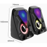 USB Wired Computer Speaker Home Desktop Game Audio