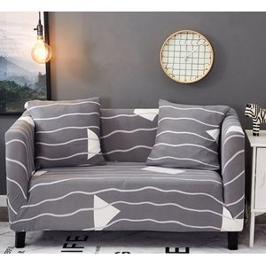 Sofa covers all-inclusive slip-resistente sectionele elastische volledige Bank cover sofa cover en kussensloop  specificatie: twee Seat2 + pc's kussensloop (lijn)