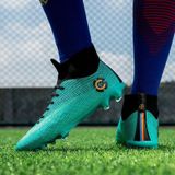 Outdoor High-Top anti-slip Soccer cleats training sneakers voor mannen  grootte: 43 (2039 blauwe lange nagel)