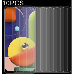 10 PCS For Galaxy A50s 2.5D Non-Full Screen Tempered Glass Film