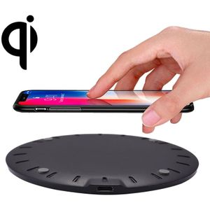 5V 2A Fast Charging Qi Wireless Charger Pad Station with Micro USB Cable  For iPhone  Galaxy  Huawei  Xiaomi  LG  HTC and Other QI Standard Smart Phones (Black)