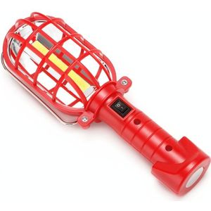 Car Work Maintenance Lamp Inspection Light Grid Outdoor Camping Lamp (Red)