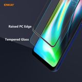 For Motorola Moto G9 / G9 Play ENKAY Hat-Prince Anti-drop Full Glue Tempered Glass Full Screen Film Anti-fall Protector