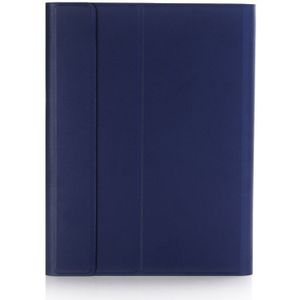 A02 for iPad 4 / 3 / 2 Universal Ultra-thin ABS Horizontal Flip Case + Bluetooth Keyboard(Blue)