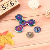 Star Pattern Fidget Spinner Toy Stress Reducer Anti-Anxiety Toy for Children and Adults  4 Minutes Rotation Time  Small Steel Beads Bearing + Zinc Alloy Material  Three Leaves