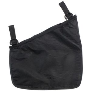3 PCS Baby Stroller Storage Net Bag Multi-Function Storage Hanging Bag(Black)