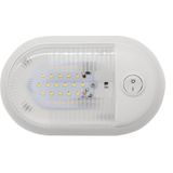 D4348 10-24V 3-3.5W 4000-4500K 280LM RV Yacht 24 PCS LED Lamps Dome Light Ceiling Lamp  with Independent Switch Control