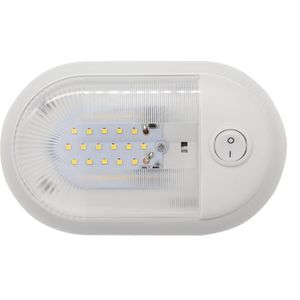 D4348 10-24V 3-3.5W 4000-4500K 280LM RV Yacht 24 PCS LED Lamps Dome Light Ceiling Lamp  with Independent Switch Control