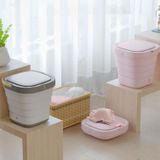 MOYU XPB30-F1 Portable Mini Automatic Household Folding Bucket Type Travel Washing Machine(Pink)