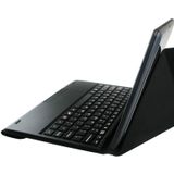 Keyboard + Leather Case with Holder for WIN 7 / WIN 8 / WIN 10  10 inch / 10.6 inch Tablet(Black)