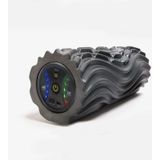 Three-zone Vibration Electric Muscle Relaxation Roller Vibration Massage Yoga Column Foam Roller  USB Model(Space Gray)