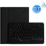 B07 Splittable Bluetooth Keyboard Leather Case with Triangle Holder & Pen Slot For iPad 9.7 2018 & 2017 / Pro 9.7 / Air 2(Black Diamond Pattern)