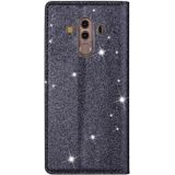 For Huawei Mate 10 Pro Ultrathin Glitter Magnetic Horizontal Flip Leather Case with Holder & Card Slots(Gray)