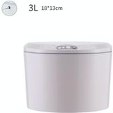 EXPED SMART Desktop Smart Induction Electric Storage Box Car Office Trash Can  Specification: 3L USB Charging (Khaki)