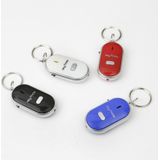 Mini LED Whistle Key Finder Flashing Beeping Remote Lost Keyfinder Locator Keyring for children(black)