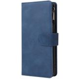 For Galaxy S20+ Multifunctional Horizontal Flip Leather Case  with Card Slot & Holder & Zipper Wallet & Photo Frame(Blue)