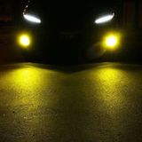 2 PCS 9005 HB3 72W 700LM 3000K Super Bright Yellow Light Car Fog LED Bulbs  DC 12-24V