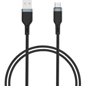 WIWU PT02 USB to USB-C / Type-C Platinum Data Cable  Cable Length:2m(Black)
