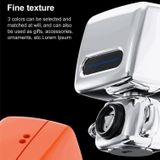 3life-349 3W Robot Shape Mini Bluetooth Speaker with Lanyard  Support Hands-free Call & Wireless Remote Control Selfie(Silver)