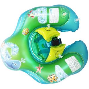 Cartoon Animal Pattern Children Swimming Ring Inflatable Baby Lying Ring Lifebuoy  Size:L