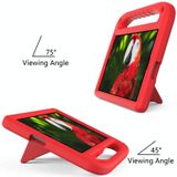 For Xiaomi Mi Pad 4 Plus & Samsung Galaxy Tab A 10.1 2019 SM-T510 / SM-T515 Handle Portable EVA Shockproof Protective Case with Triangle Holder(Red)