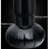 1.6m Fitness Vertical Inflatable Boxing Column Adult Inflatable Non-Tumbler Sandbag(Black Gloves (2093))