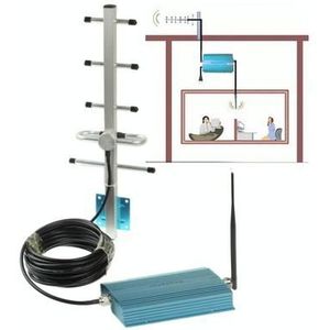 GSM 900 Cellular Phone Signal Repeater Booster + Antenna (Coverage: 100 Square meters)